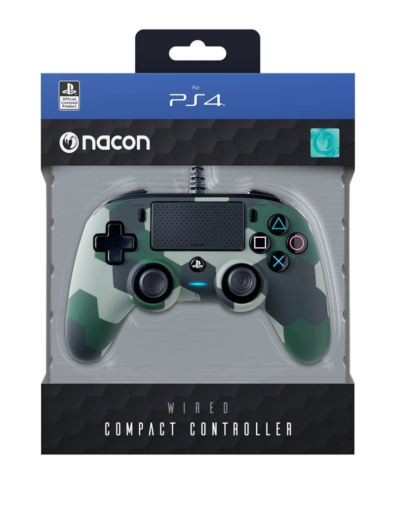 Nacon Langallinen Compact Controller - Camo Green PS4 PC