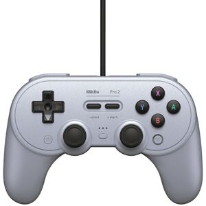 8Bitdo Pro 2 Grey Edition Langallinen -peliohjain Switch PC 8Bitdo Pro 2 Grey Edition Langallinen -peliohjain Switch PC