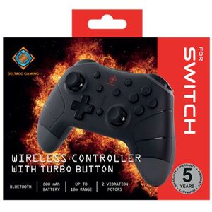 Deltaco Gaming Nintendo Switch bluetooth -ohjain, musta Deltaco Gaming Nintendo Switch bluetooth -ohjain, musta