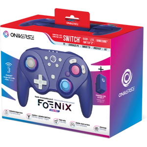 Oniverse Nintendo Switch 2 Langaton Ohjain Foenix - Violetti Oniverse Nintendo Switch 2 Langaton Ohjain Foenix - Violetti