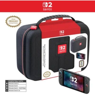 Game Traveler Deluxe Complete System Case Musta Nintendo Switch 1&2 Game Traveler Deluxe Complete System Case Musta Nintendo Switch 1&2