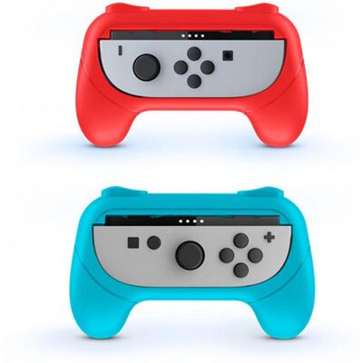 Joy-Con Gripit Nintendo Switch 2 Sininen ja Punainen Nacon Joy-Con Gripit Nintendo Switch 2 Sininen ja Punainen Nacon