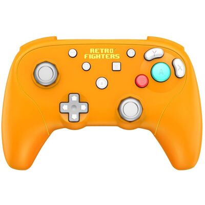 Retro Fighters BattlerGC Gamecube Langaton Ohjain Oranssi Retro Fighters BattlerGC Gamecube Langaton Ohjain Oranssi