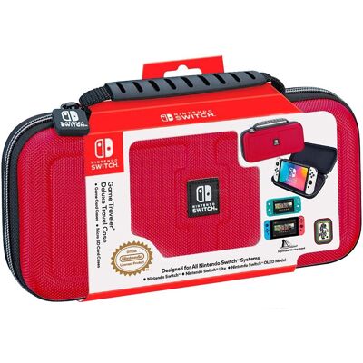Bigben Nintendo Switch Interactive Official Deluxe Travel Case - Red (Nintendo Bigben Nintendo Switch Interactive Official Deluxe Travel Case - Red (Nintendo