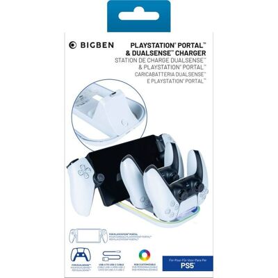 Bigben PS5 DualSense- ja Portal-latausasema Bigben PS5 DualSense- ja Portal-latausasema
