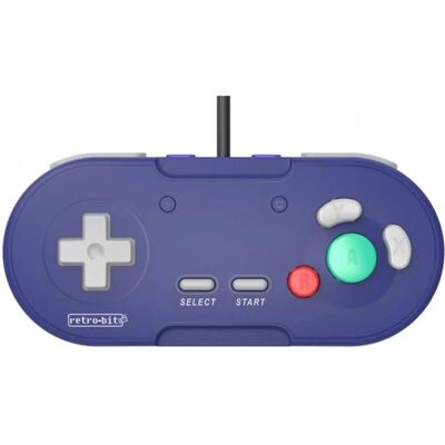Nintendo Retro-Bit Legacy GameCube ja Wii Langallinen Ohjain Violetti Nintendo Retro-Bit Legacy GameCube ja Wii Langallinen Ohjain Violetti