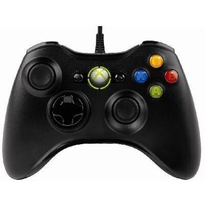 Ohjain Langallinen Musta Microsoft Xbox 360 (Käytetty) Ohjain Langallinen Musta Microsoft Xbox 360 (Käytetty)