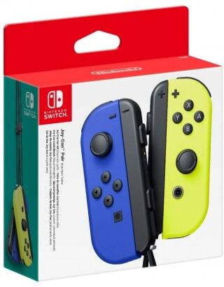 Joy-Con Pari Neon Blue Neon Yellow Nintendo Switch