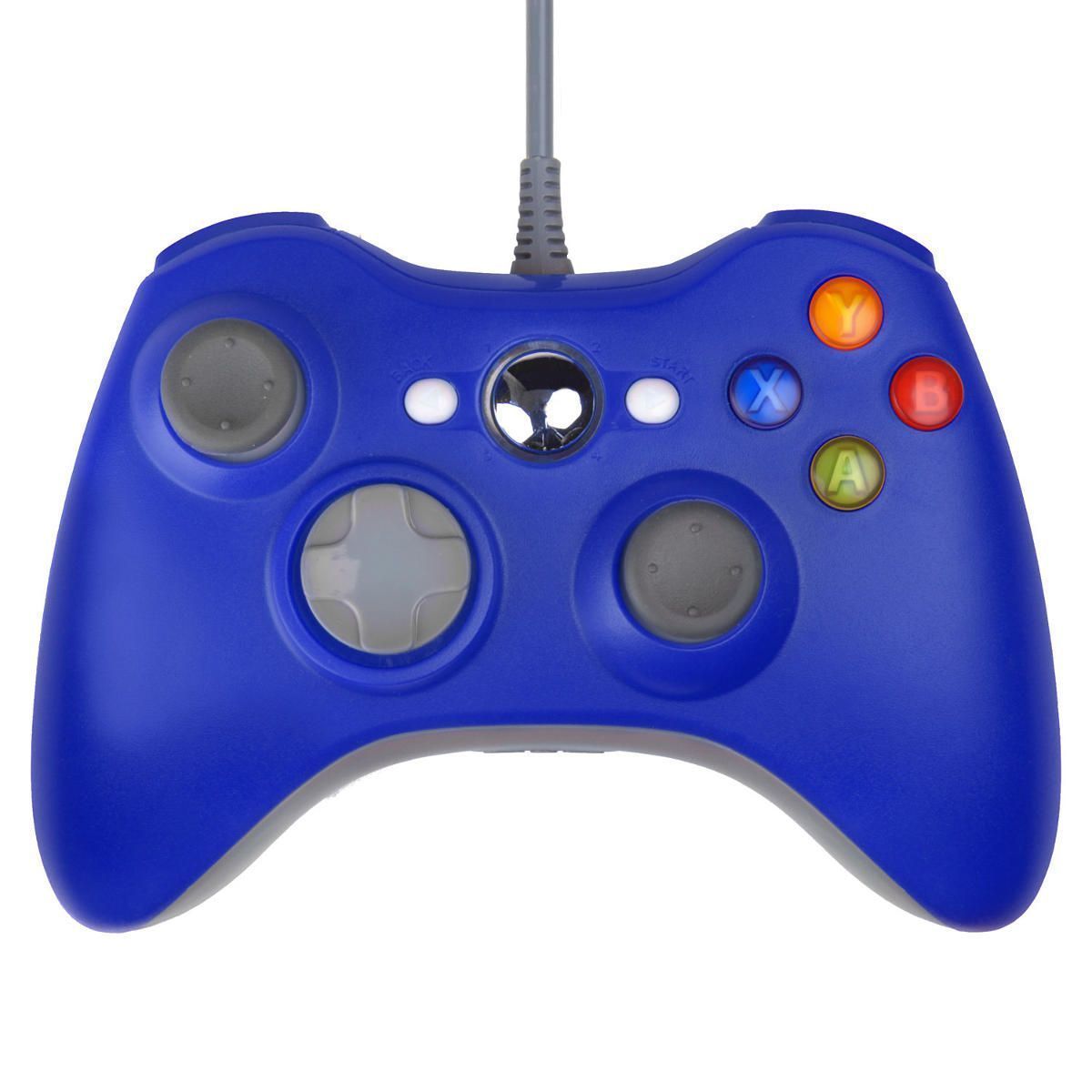 Microsoft Ohjain Langallinen Sininen Microsoft Xbox 360 PC (Tarvike)