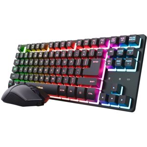 Trust GXT Thado langaton näppäimistö + hiiri combo PC PS5 PS4 Xbox Series ja One Trust GXT Thado langaton näppäimistö + hiiri combo PC PS5 PS4 Xbox Series ja One