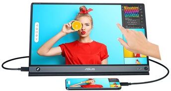 Asus Display MB16AMT 15.6 inch Touch FHD 60Hz 5ms 1920x1080 16:9 USB Speaker