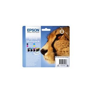 Epson T0715 Ink Cartridge Black And Tri-Colour Standard Capacity Black: 7.4ml,