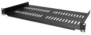 STARTECH.COM 1U Rack Shelf - 10in Deep - Steel - Vented Rack Shelf - Rack Mount Shelf - Server Rack Shelf - Cantilever Shelf