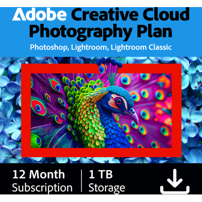 Adobe Creative Cloud Photography Plan 1TB 1 Year Adobe Creative Cloud Photography Plan 1TB 1 Year
