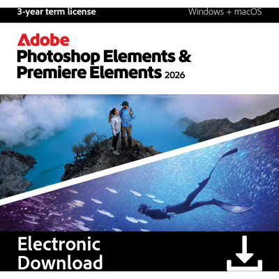 Adobe Photoshop & Premiere Elements 2026 3 Year Adobe Photoshop & Premiere Elements 2026 3 Year