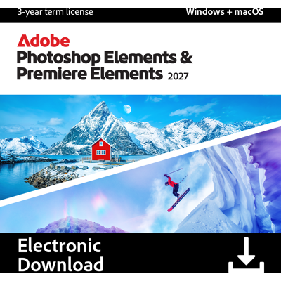 Adobe Photoshop & Premiere Elements 2027 3-year Adobe Photoshop & Premiere Elements 2027 3-year