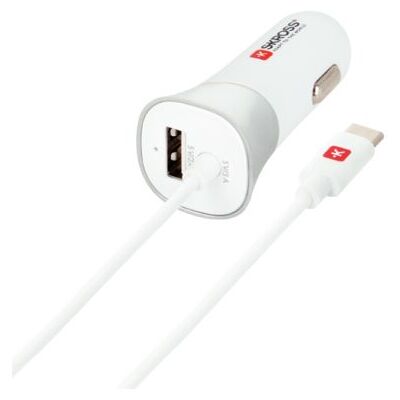 SKross Usb-autolaturi ja type c (2.0) -kaapeli SKross Usb-autolaturi ja type c (2.0) -kaapeli