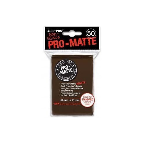 Ultra Pro: Deck Protector Pro-Matte Brown (50)