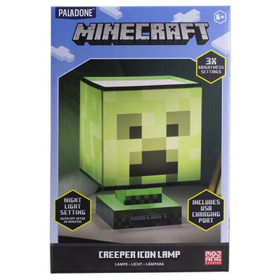 Minecraft - Creeper Icon 26cm Pöytävalo Minecraft - Creeper Icon 26cm Pöytävalo