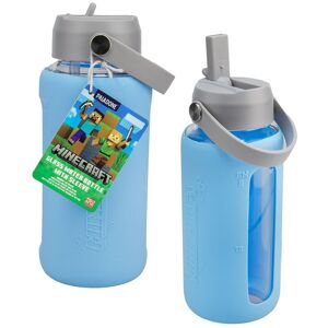 Paladone: Minecraft - Glass Water Bottle with Sleeve (PP16082MCF) Paladone: Minecraft - Glass Water Bottle with Sleeve (PP16082MCF)