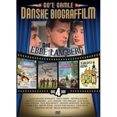 Ebbe Langberg - Go'e Gamle Danske Biograffilm 4 DVD Boks Ebbe Langberg - Go'e Gamle Danske Biograffilm 4 DVD Boks