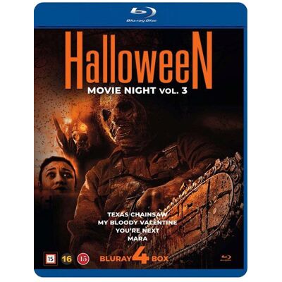 HALLOWEEN MOVIENIGHT VOL. 3 - 4 Blu ray Disc box - Texas Chainsaw - Youre next - HALLOWEEN MOVIENIGHT VOL. 3 - 4 Blu ray Disc box - Texas Chainsaw - Youre next -