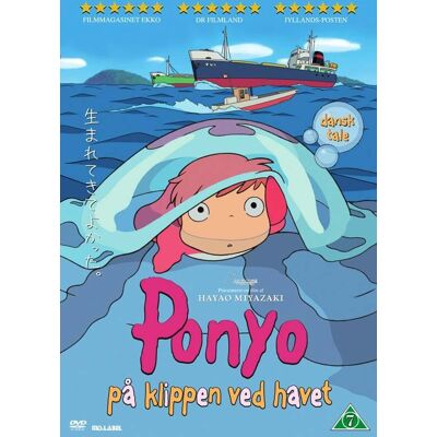 Ponyo på klippen ved havet - DVD Ponyo på klippen ved havet - DVD