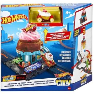 Mattel Hot Wheels City - Downtown Ice Cream Swirl (HTN77) Mattel Hot Wheels City - Downtown Ice Cream Swirl (HTN77)