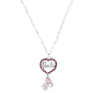 Carat Shop Barbie - Crystal Heart and Roller Skate Necklace (BMN00004) Carat Shop Barbie - Crystal Heart and Roller Skate Necklace (BMN00004)
