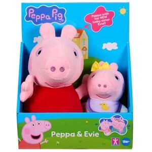Pipsa Possu Pipsa ja Evie-pehmolelut Pipsa Possu Pipsa ja Evie-pehmolelut