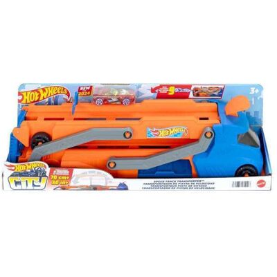 Mattel Hot Wheels: City - Speed Track Transporter (HYT83) Mattel Hot Wheels: City - Speed Track Transporter (HYT83)
