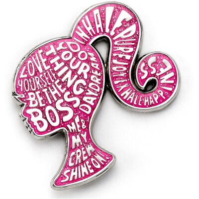 Carat Shop Barbie - Sparkly Silhouette Enamel Pin Badge (BMPB0002) Carat Shop Barbie - Sparkly Silhouette Enamel Pin Badge (BMPB0002)