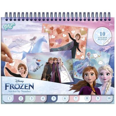 Totum: Disney Frozen - Sticker By Number Pad (TT681576) Totum: Disney Frozen - Sticker By Number Pad (TT681576)