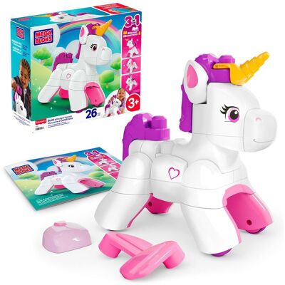 Mattel Mega Blocks: Unicorn 3‑in‑1 (JKG36) Mattel Mega Blocks: Unicorn 3‑in‑1 (JKG36)