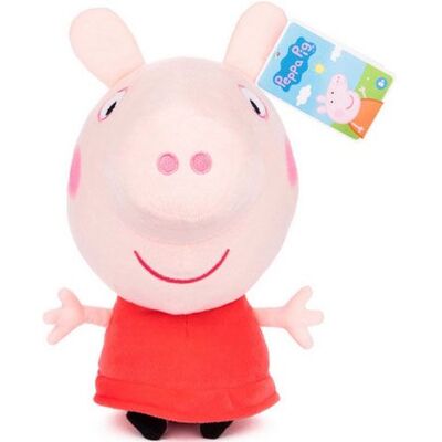 Hasbro Peppa Pig Pehmolelu - 22cm - Pehmeä, Söpö, Pinkki & Punainen - Lelut Hasbro Peppa Pig Pehmolelu - 22cm - Pehmeä, Söpö, Pinkki & Punainen - Lelut