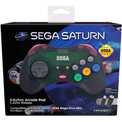 Retro-Bit SEGA Saturn 2.4G M2 Grey Retro-Bit SEGA Saturn 2.4G M2 Grey