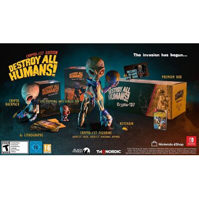 Nintendo Destroy All Humans Crypto-137 Ed NS Nintendo Destroy All Humans Crypto-137 Ed NS