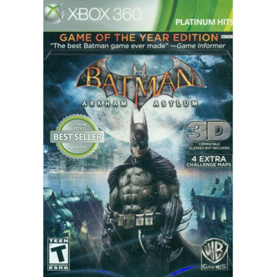Microsoft Batman: Arkham Asylum (Game of the Year Edition) (Platinum Hits) (Import) Xbox Microsoft Batman: Arkham Asylum (Game of the Year Edition) (Platinum Hits) (Import) Xbox
