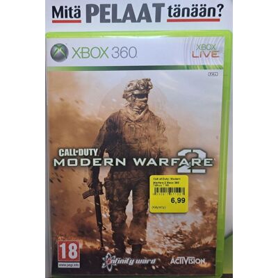 Microsoft Call of Duty: Modern Warfare 2 Xbox 360 (Käytetty) Microsoft Call of Duty: Modern Warfare 2 Xbox 360 (Käytetty)