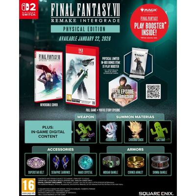 Nintendo Final Fantasy VII Remake Intergrade (sis MTG - FF Play Booster) Switch 2 Nintendo Final Fantasy VII Remake Intergrade (sis MTG - FF Play Booster) Switch 2