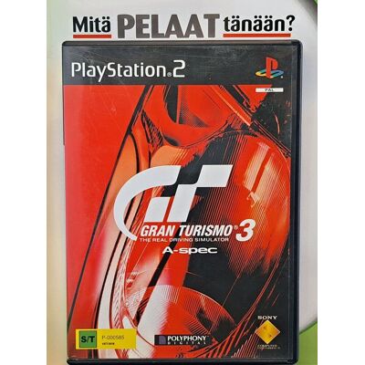 Gran Turismo 3 A-spec PS2 (Käytetty) Gran Turismo 3 A-spec PS2 (Käytetty)