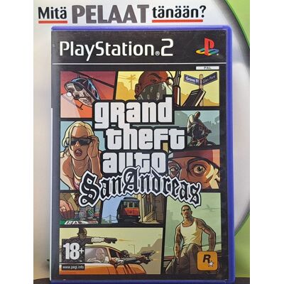 GTA Grand Theft Auto: San Andreas (CIB) PS2 (Käytetty) GTA Grand Theft Auto: San Andreas (CIB) PS2 (Käytetty)