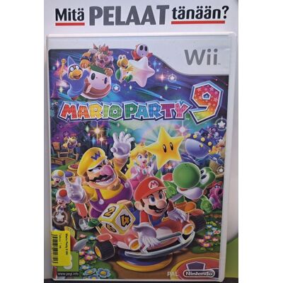 Mario Party 9 (CIB) Nintendo Wii (Käytetty) Mario Party 9 (CIB) Nintendo Wii (Käytetty)