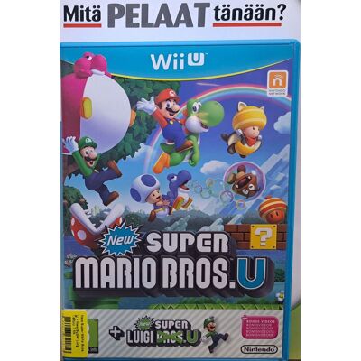 Nintendo New Super Mario Bros. U + New Super Luigi U Wii U (Käytetty) Nintendo New Super Mario Bros. U + New Super Luigi U Wii U (Käytetty)