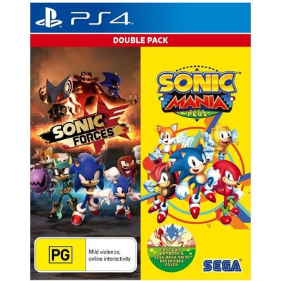 Sonic Mania Plus and Sonic Forces Double Pack (PlayStation 4) Sonic Mania Plus and Sonic Forces Double Pack (PlayStation 4)