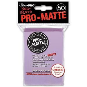 Ultra Pro: Deck Protector Pro-Matte Lilac (50) Toploader Ultra Pro: Deck Protector Pro-Matte Lilac (50) Toploader