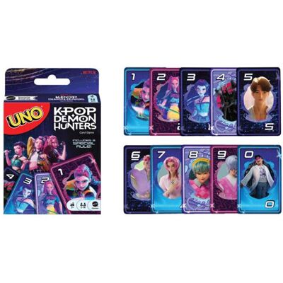 Mattel Uno Netflix: Uno K-POP Demon Hunters (JRV01) Mattel Uno Netflix: Uno K-POP Demon Hunters (JRV01)