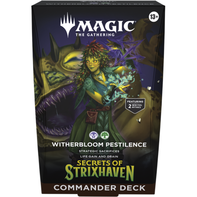 MTG Secrets of Strixhaven Commander Deck: Witherbloom Pestilence MTG Secrets of Strixhaven Commander Deck: Witherbloom Pestilence