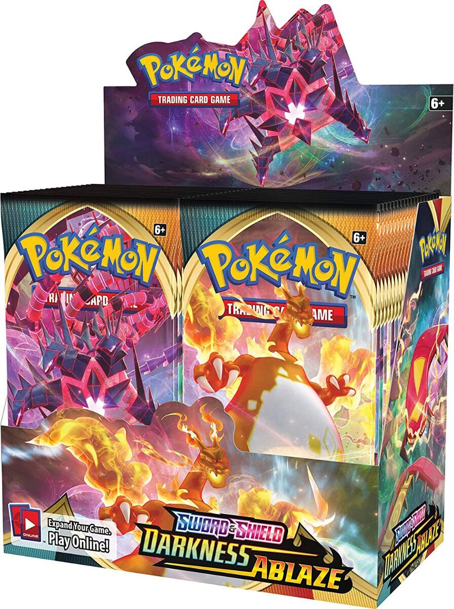 Pokémon Sword & Shield 3 Darkness Ablaze Booster Display Pack