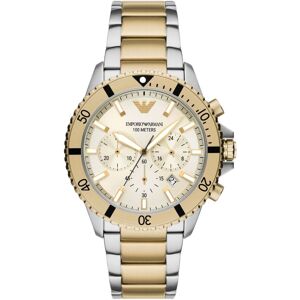 Giorgio Armani Emporio Armani Diver Chrono Silver/Pale gold AR11606 Giorgio Armani Emporio Armani Diver Chrono Silver/Pale gold AR11606